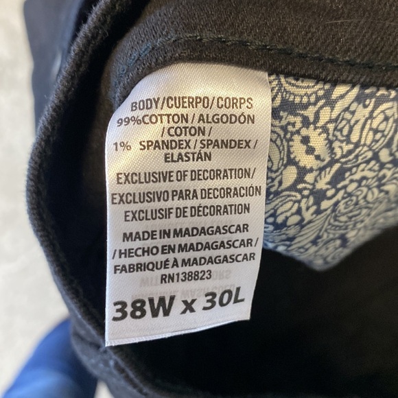 CODY JAMES BLACK NIGHT RIDER STRETCH STACKABLE STRAIGHT JEANS - Picture 7 of 8